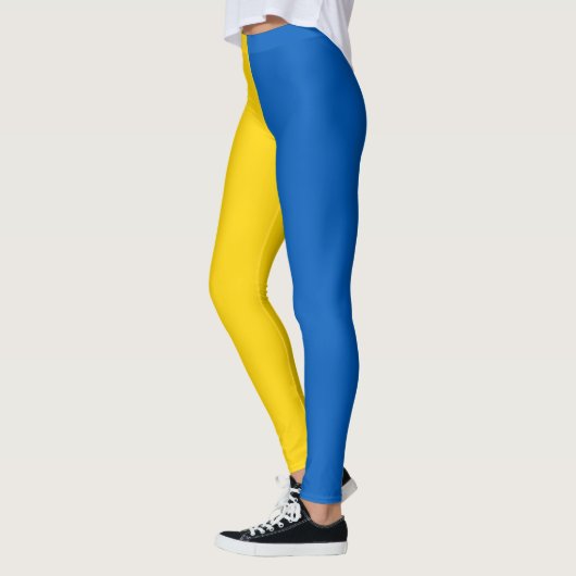 Ukraine-Flagge Leggings (Links)