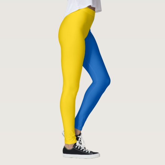 Ukraine-Flagge Leggings (Rechts)