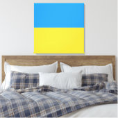 Ukraine-Flagge Leinwanddruck (Insitu (Schlafzimmer))