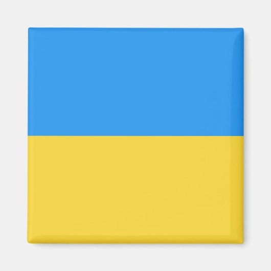 Ukraine-Flagge Magnet (Vorne)