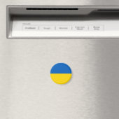 Ukraine-Flagge Magnet (In Situ (Geschirrspüler))