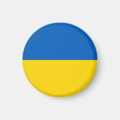 Ukraine-Flagge Magnet (Vorne)