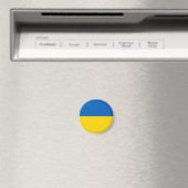 Ukraine-Flagge Magnet (In Situ (Geschirrspüler))