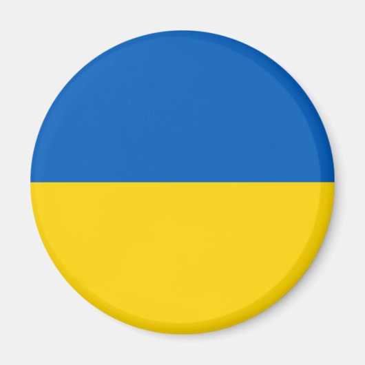 Ukraine-Flagge Magnet (Vorne)