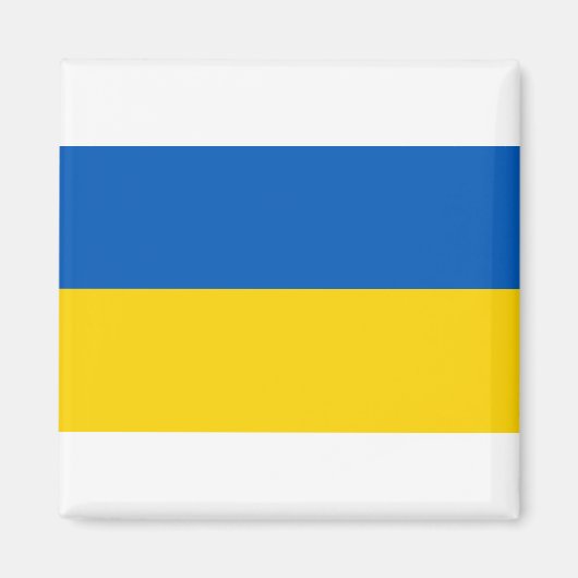 Ukraine-Flagge Magnet (Vorne)