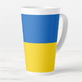 Ukraine-Flagge Milchtasse (Rechte Ecke)
