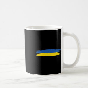 Ukraine-Flagge mit den Farben Blau und Gelb Kein K Kaffeetasse