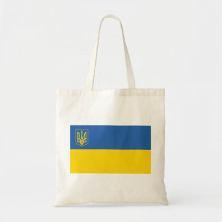 Ukraine-Flagge mit Dreieck Tragetasche
