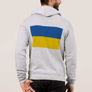 Ukraine-Flagge-mit-Dreizack Hoodie