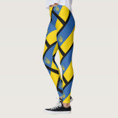 Ukraine-Flagge mit Trident Leggings (Links)