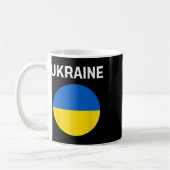 Ukraine-Flagge Modern 1 Kaffeetasse (Links)