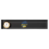 Ukraine-Flagge Namensplakette (Vorderseite)