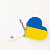 Ukraine-Flagge Notizblock (Innenseite)