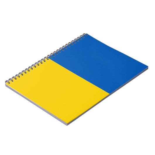 Ukraine-Flagge Notizblock (Linke Seite)