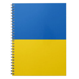 Ukraine-Flagge Notizblock