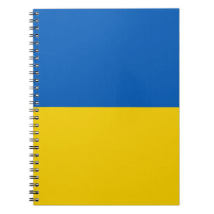 Ukraine-Flagge Notizblock