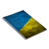 Ukraine-Flagge Notizblock (Rechte Seite)