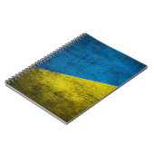 Ukraine-Flagge Notizblock (Linke Seite)