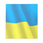 Ukraine-Flagge Notizblock (Vorderseite)