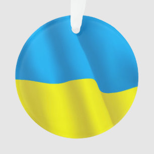 Ukraine-Flagge Ornament