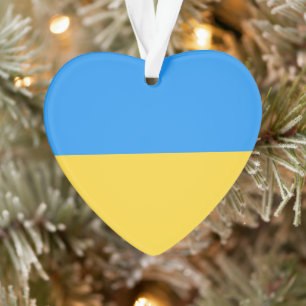 Ukraine-Flagge Ornament