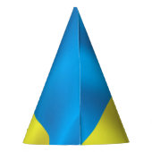 Ukraine-Flagge Partyhütchen (Rückseite)