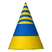 Ukraine-Flagge Partyhütchen (Vorderseite)