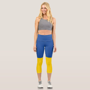 Ukraine-Flagge, patriotisches Geschenk des ukraini Capri Leggings