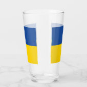 Ukraine-Flagge, patriotisches Geschenk des ukraini Glas (Rechts)