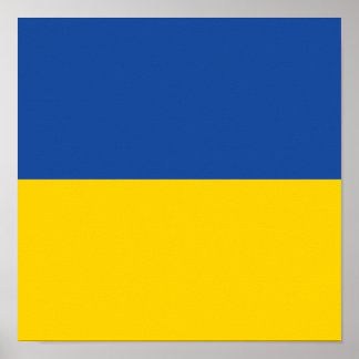 Ukraine-Flagge, patriotisches Geschenk des ukraini Poster