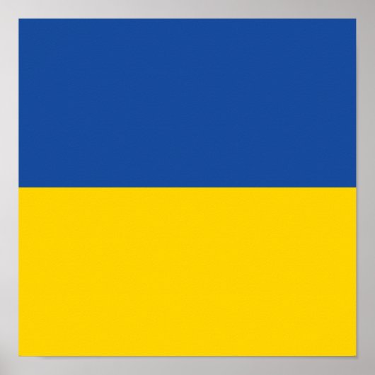 Ukraine-Flagge, patriotisches Geschenk des ukraini Poster (Vorne)