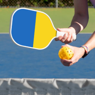 Ukraine-Flagge Pickleball Schläger