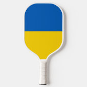 Ukraine-Flagge Pickleball Schläger (Rückseite)