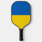Ukraine-Flagge Pickleball Schläger (Vorderseite)