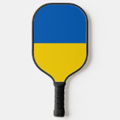 Ukraine-Flagge Pickleball Schläger (Rückseite)