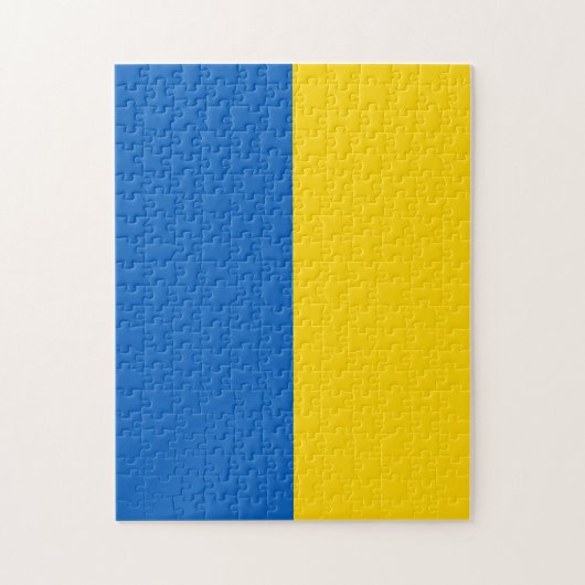 Ukraine-Flagge Puzzle (Vertikal)