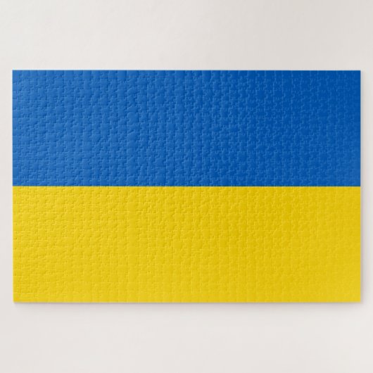 Ukraine-Flagge Puzzle (Horizontal)