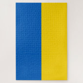 Ukraine-Flagge Puzzle (Vertikal)