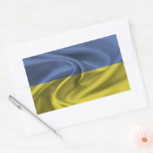 Ukraine-Flagge Rechteckiger Aufkleber (Umschlag)