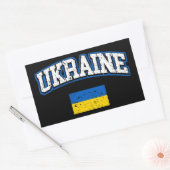 Ukraine-Flagge Rechteckiger Aufkleber (Umschlag)