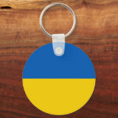 Ukraine-Flagge Schlüsselanhänger (Vorderseite)