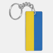 Ukraine-Flagge Schlüsselanhänger (Vorderseite links)