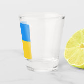 Ukraine-Flagge Schnapsglas (Rechts)