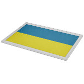 Ukraine-Flagge Schneidebrett (Ecke)