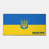 Ukraine-Flagge Schreibtischunterlage (Vorderseite)
