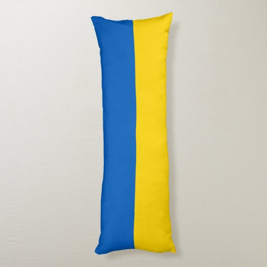 Ukraine-Flagge Seitenschläferkissen (Rückseite (Vertikal))