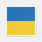 Ukraine-Flagge Serviette (Vorderseite)