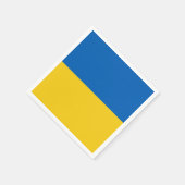 Ukraine-Flagge Serviette (Ecke)