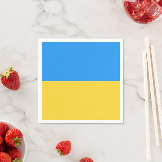 Ukraine-Flagge Serviette (Beispiel)
