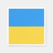 Ukraine-Flagge Serviette (Vorderseite)